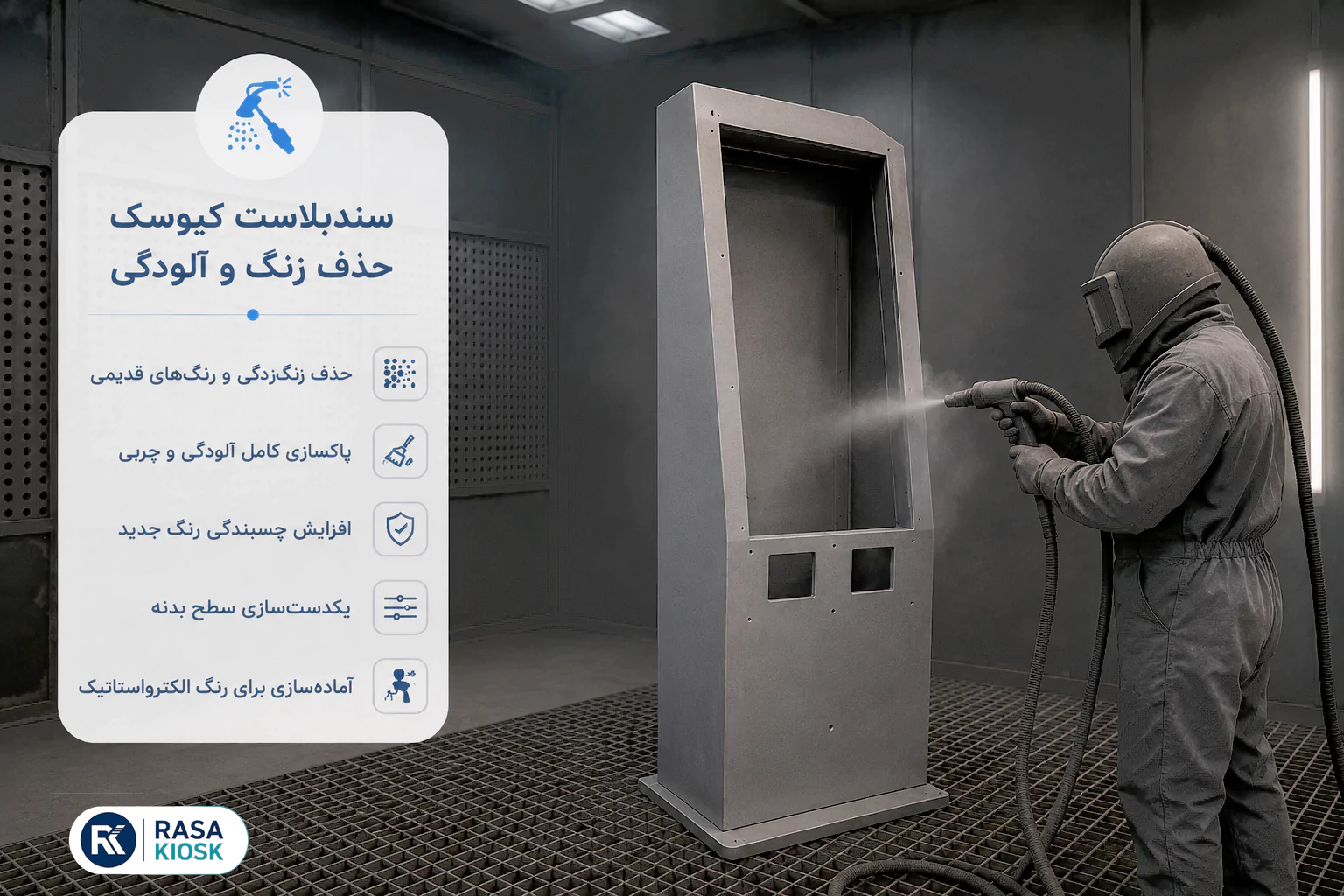 سندبلاست کیوسک چیست