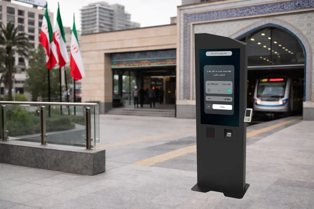 کیوسک بلیط دهی در حمل ونقل