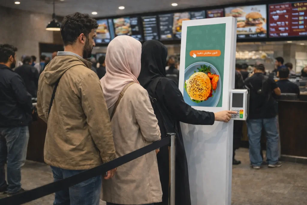 کیوسک ثبت سفارش هوشمند