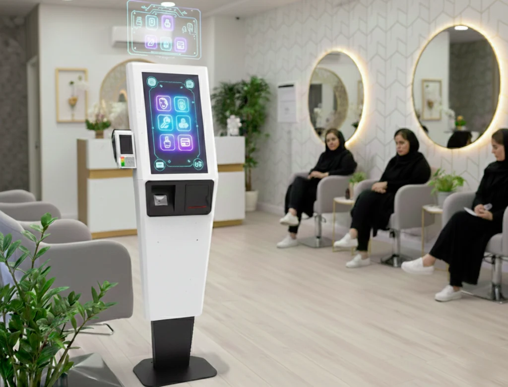 کیوسک نوبت دهی سالن زیبایی