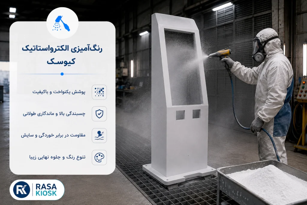 رنگ الکترواستاتیک کیوسک
